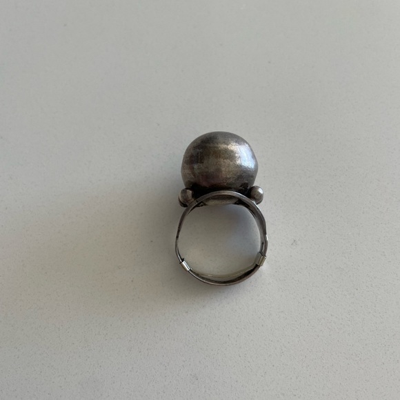 Fred Harvey era Ball Ring Sterling Silver - Picture 7 of 10